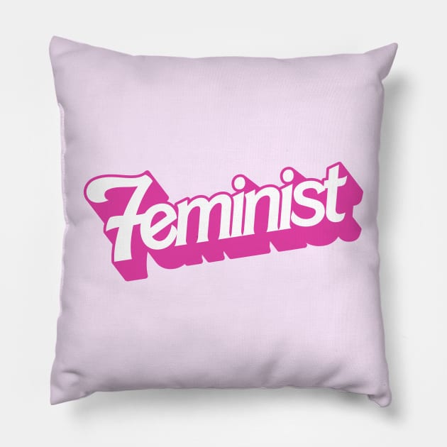 Feminist Pillow by darklordpug