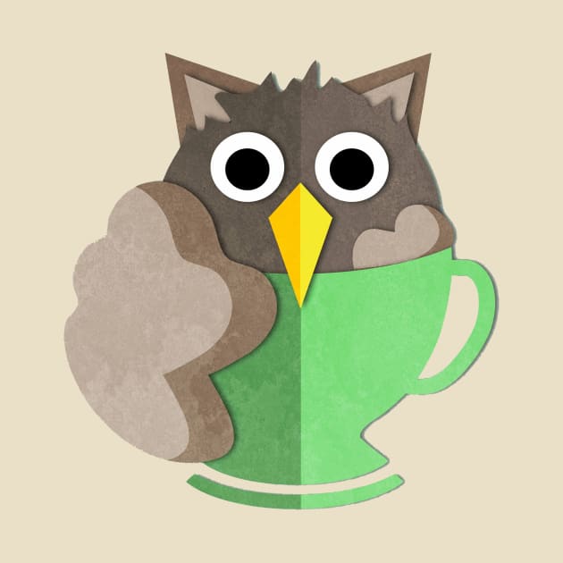 Owl In A Cup by albdesigns