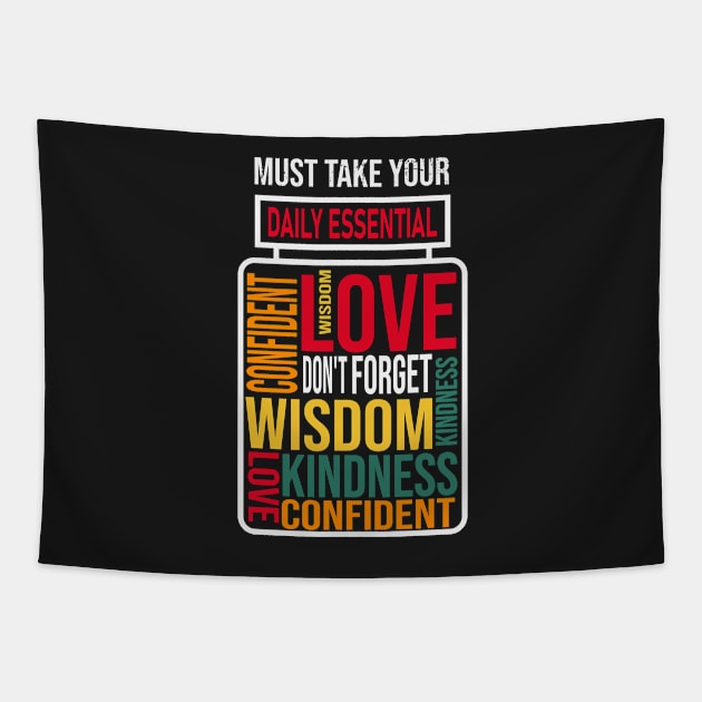 Inspirational quotes about life Tapestry by PlusAdore