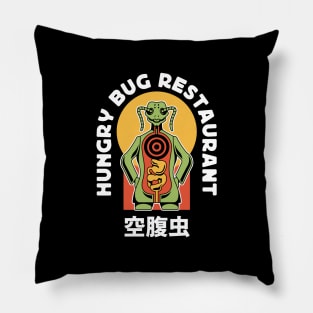 Hungry Bug Crest Pillow