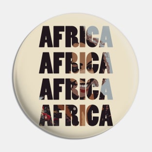 Africa T-Shirt Pin