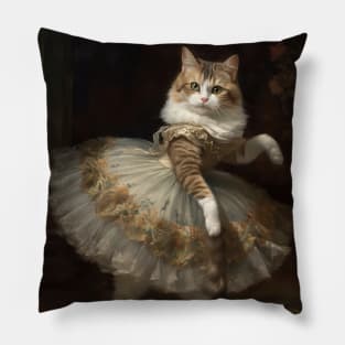 Ballet Cat 4 Pillow