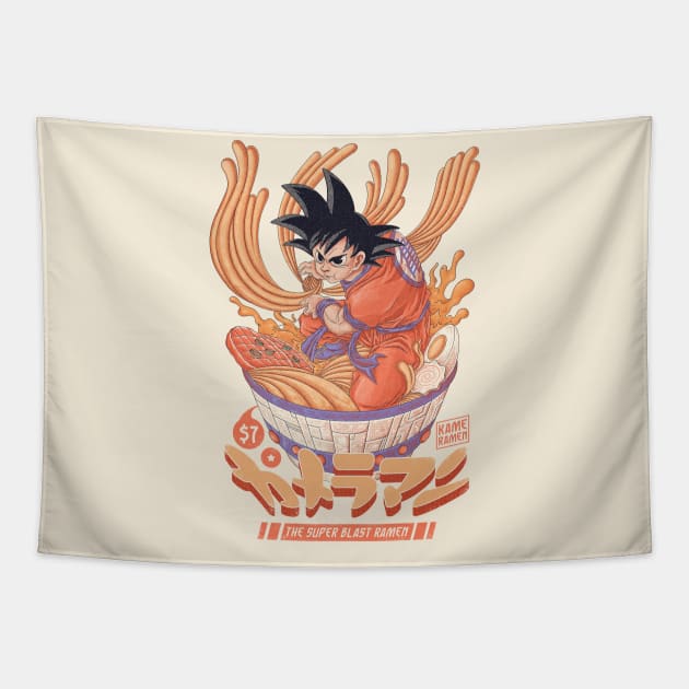 Kamehameha Ramen Tapestry by endorphinestudio