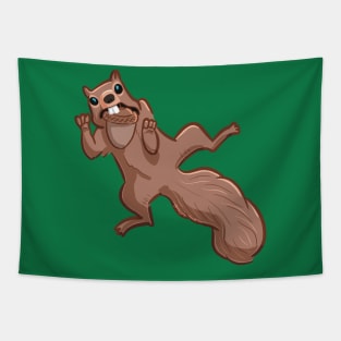 Daring Squirrel Tapestry