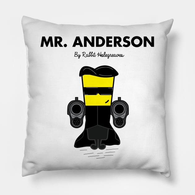 Mr. Anderson Pillow by retrogameraddict