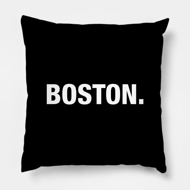 Boston Pillow by Printnation