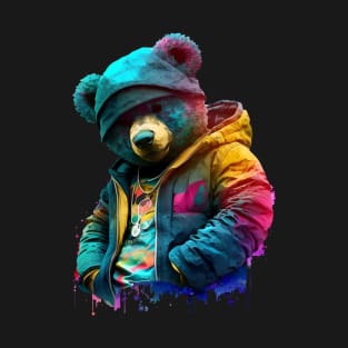 Teddy Bear and the rapper style T-Shirt