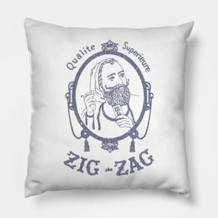 Vintage Zig Zag Rolling Papers Pillow