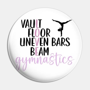 Love Gymnastics Pin