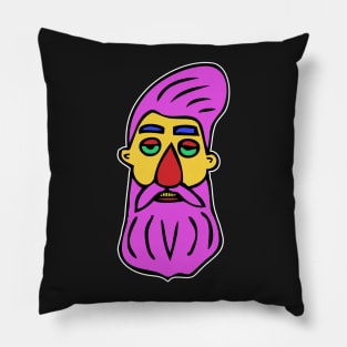 Hipster Head #5 Pillow