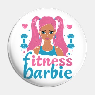 Fitness Barbie Vintage T-shirt 08 Pin