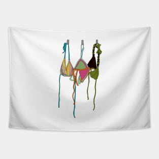 hanging bikinis Tapestry