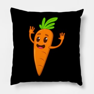 Cartoon Carrot Pillow