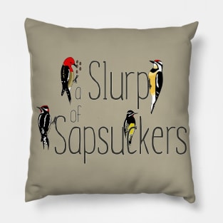Collective Nouns - Sapsuckers Pillow