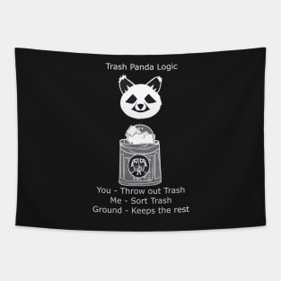 Trash Panda Logic Tapestry