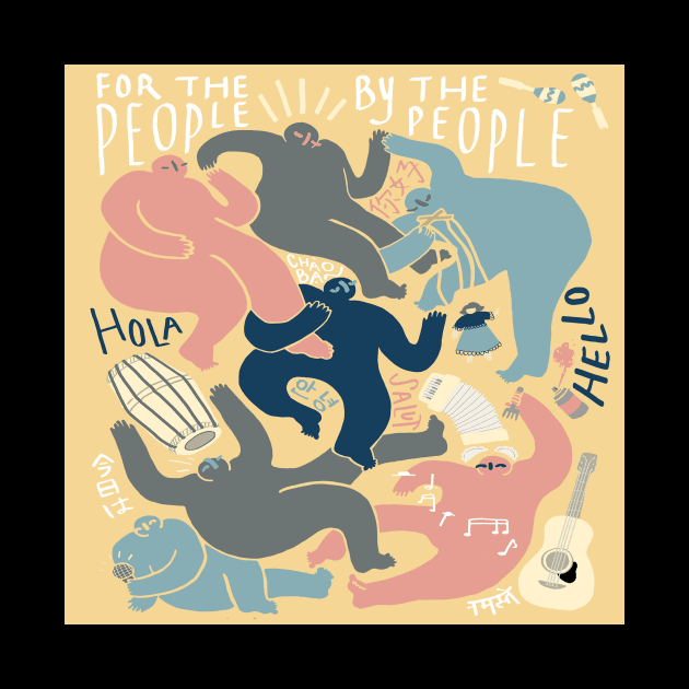 for the people by the people sticker by sarahkusuma90