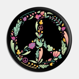 Hippie Flower Pin