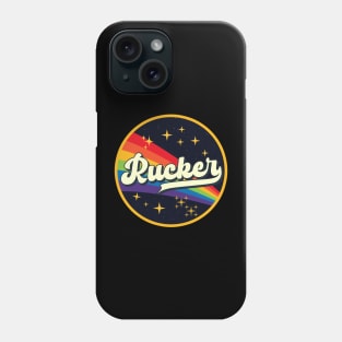 Rucker // Rainbow In Space Vintage Style Phone Case
