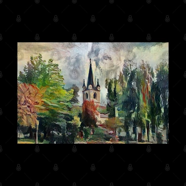 The Castle painting by alcoshirts