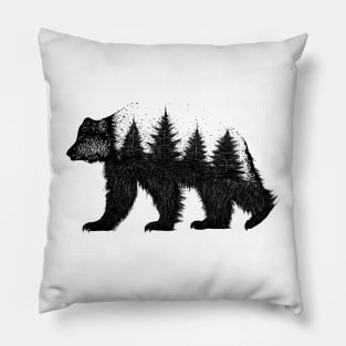 Wild Bear Pillow