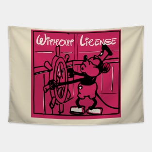 Mickey without License Tapestry