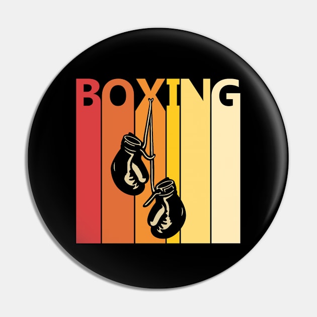 Vintage 1980s Boxing Sports Gift idea Pin by GWENT