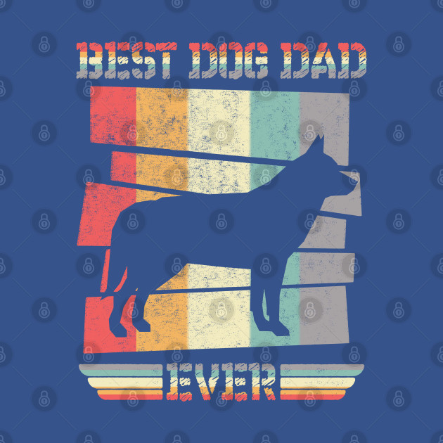 Discover VINTAGE RETRO BEST DOG DAD EVER SIBERIAN HUSKY FATHERS DAY - Best Siberian Huskies Dad Ever - T-Shirt