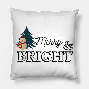 merry and bright 2020 Pillow