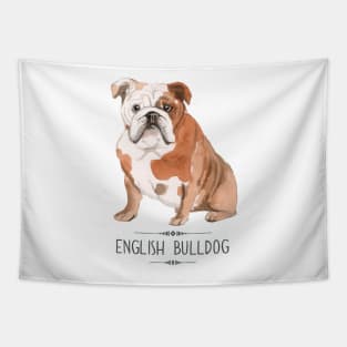 English bulldog Tapestry