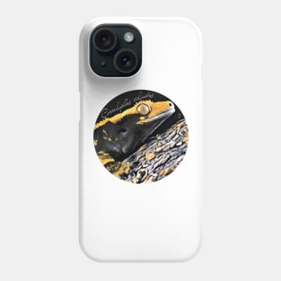 Crested gecko with scientific name Phone Case