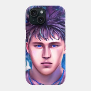 Anime illustration of Luka Doncic Phone Case