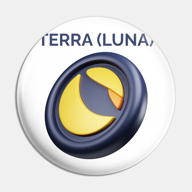 TERRA (LUNA) cryptocurrency Pin by YousifAzeez