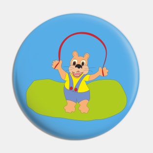 Funny animal Pin