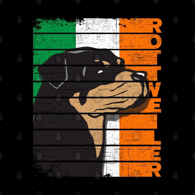 Rottweiler Irish Flag by RadStar