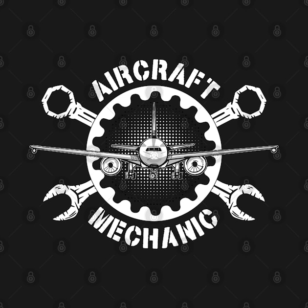 Aircraft Mechanic Plane Aviation Love Airplanes by T-Shirt.CONCEPTS