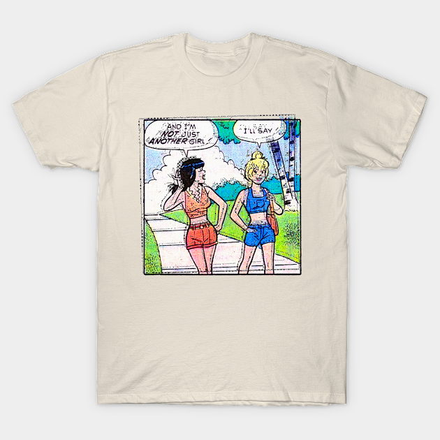 Discover I'm Not Just Another Girl /\/\/\ Glitch Comic Book 60s Artwork Design - Glitch Artwork - T-Shirt