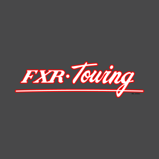 F X R - Towing Solid White and Red T-Shirt T-Shirt