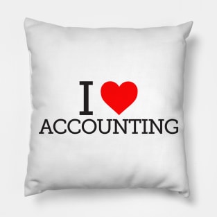 I Love Accounting Pillow