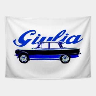 Alfa Romeo Giulia (blue) Tapestry