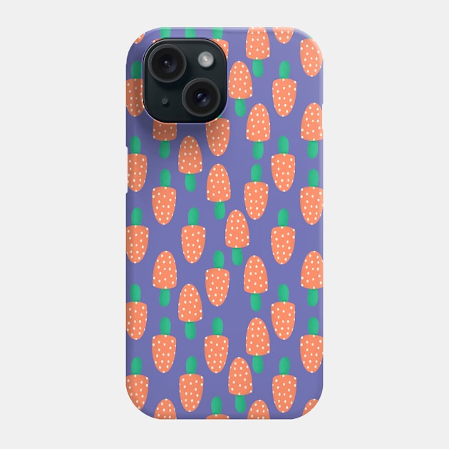 STRAWBERRY MUSHROOM IN VERY PERI Phone Case by tizicav