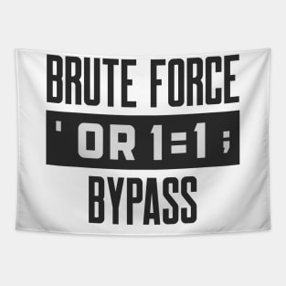 Cybersecurity Brute Force or Bypass SQL Injection Tapestry