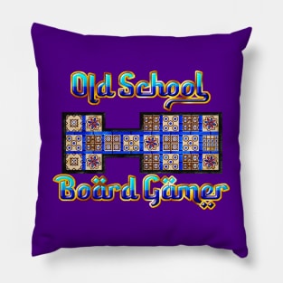 Old School Board Gamer Pillow