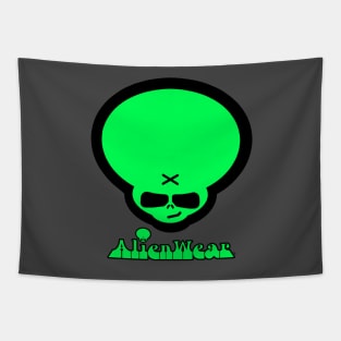 Smirking Alien 2 Tapestry