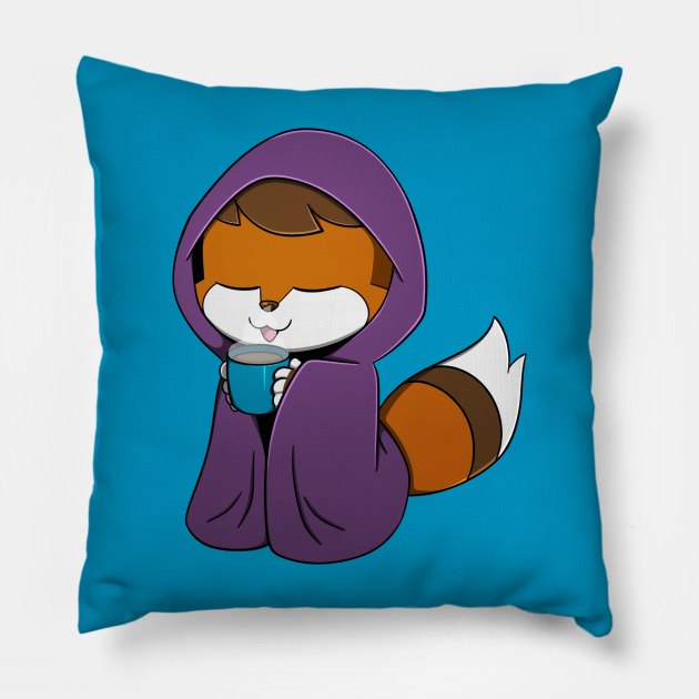 Cozy Cinder Pillow by Firestorm Fox