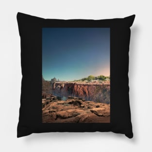 City in the Rocks Pillow