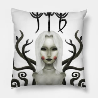 Dark zodiac series : Virgo Pillow