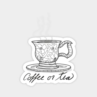 Coffee or tea Magnet