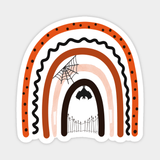 Halloween  Rainbow Party Magnet