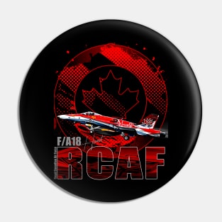 RCAF F18 Hornet Fighterjet Pin