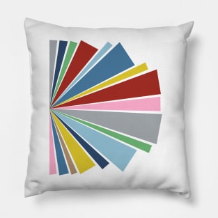 Side Sunburst Rainbow Pillow